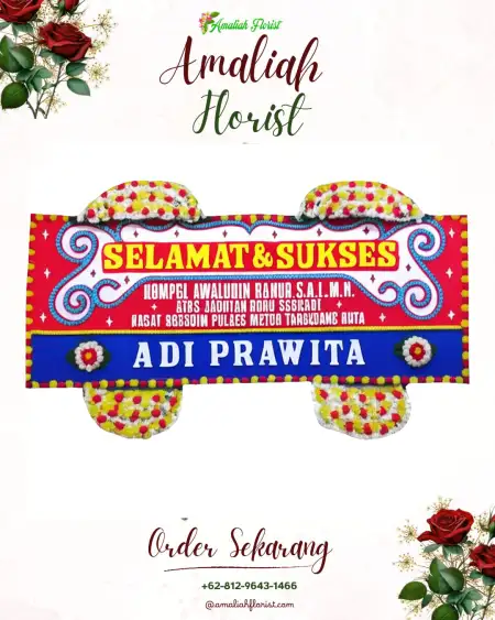 Papan Bunga Ucapan Selamat Pageralam
